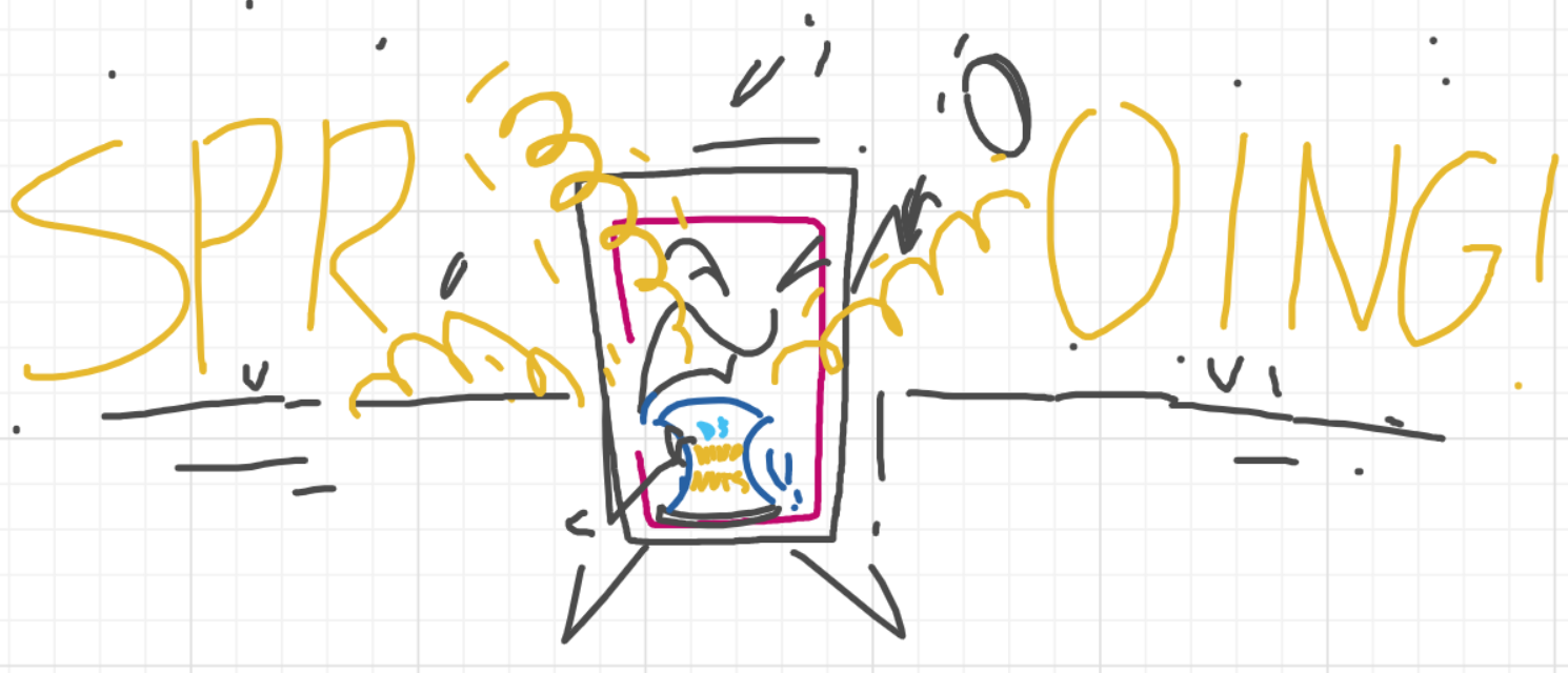 A panel from I've Been Everywhere, Man, episode nine of the Board Boards object show by Furretwalk/WalkingFurret.